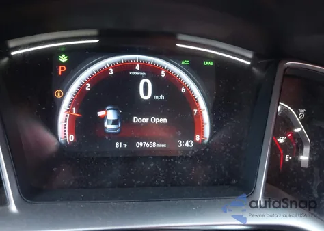 2019 Honda Civic Sport z USA, uszkodzony, nr VIN 2HGFC2F86KH590490